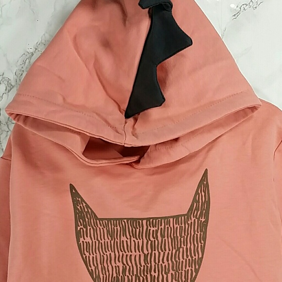 Coral Pink Hoodie.  Kids :) - Picture 2 of 5